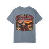Comfort color: "Proud of the Blue Collar Worker" Vintage Sunset Design