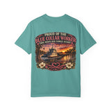 Comfort color: "Proud of the Blue Collar Worker" Vintage Sunset Design