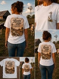 Loving Life Again — Rustic Farmhouse Pocket Graphic Tee