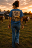 Loving Life Again — Rustic Farmhouse Pocket Graphic Tee
