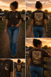 Loving Life Again — Rustic Farmhouse Pocket Graphic Tee