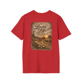 Loving Life Again — Rustic Farmhouse Pocket Graphic Tee