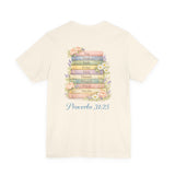 Proverbs 31:25 Floral Cross Tee — Inspirational Women’s Bible Verse Shirt
