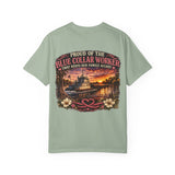 Comfort color: "Proud of the Blue Collar Worker" Vintage Sunset Design