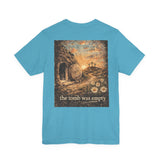 Easter “The Tomb Was Empty” Christian T-Shirt — Resurrection Cross Graphic Tee