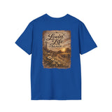 Loving Life Again — Rustic Farmhouse Pocket Graphic Tee
