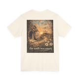 Easter “The Tomb Was Empty” Christian T-Shirt — Resurrection Cross Graphic Tee