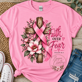 Faith over fear breast cancer awareness