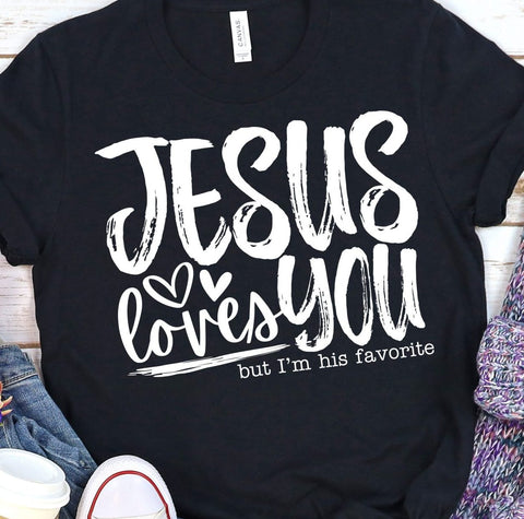 Jesus loves you Screenprint
