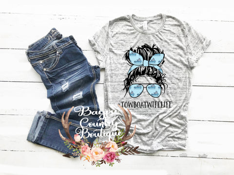 Towboat Wife Messy Bun