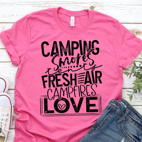 Camp smores Screenprint